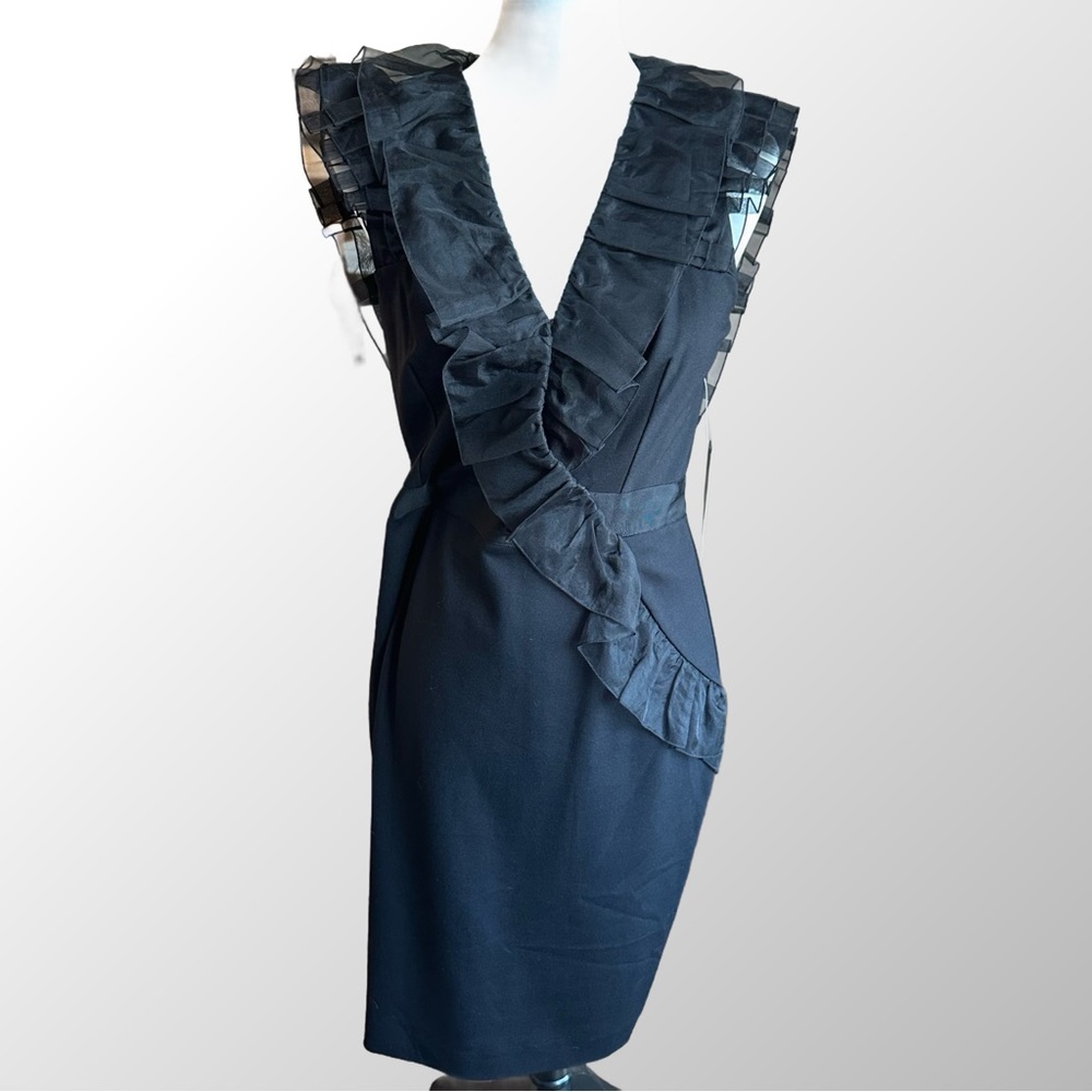 Nue by Shani Dress NWT Size 10 Black Sleeveless Dress with Built In Shape-wear